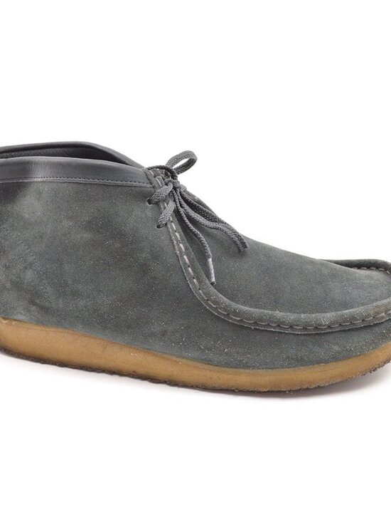 Men Clarks Wallabees Original Gray Desert Boots 12 M main image 4